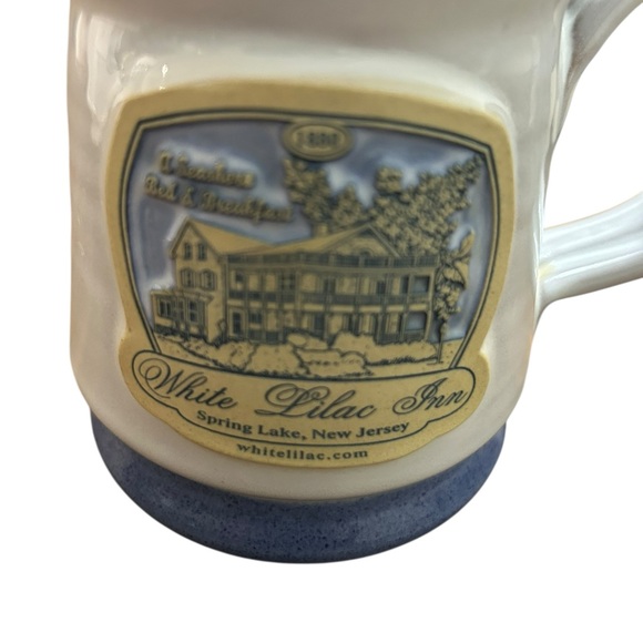 vintage ceramic mug collectible souvenir from White Lilac Inn in Spring Lake NJ - Picture 4 of 4